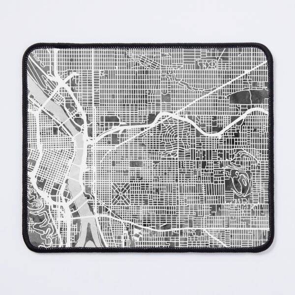 Item preview, Portland Oregon City Map designed and sold by ArtPrints.