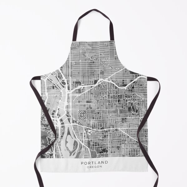 Item preview, Portland Oregon City Map designed and sold by ArtPrints.