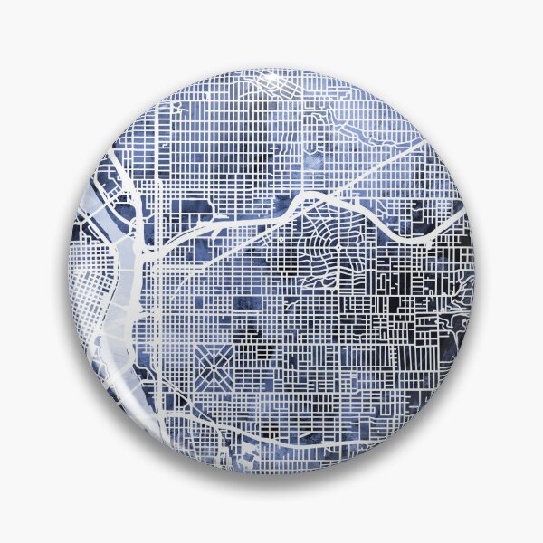 Item preview, Portland Oregon City Map designed and sold by ArtPrints.