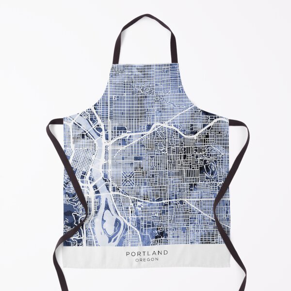 Item preview, Portland Oregon City Map designed and sold by ArtPrints.