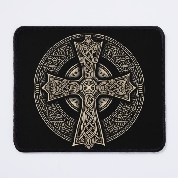 Item preview, Celtic Cross | Black | Esoteric Symbolism | Celtic Knots designed and sold by FantasySoul.