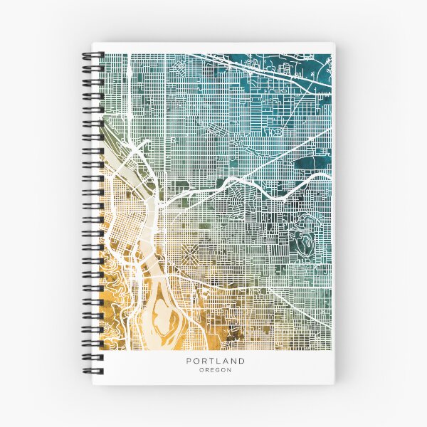 Item preview, Portland Oregon City Map designed and sold by ArtPrints.