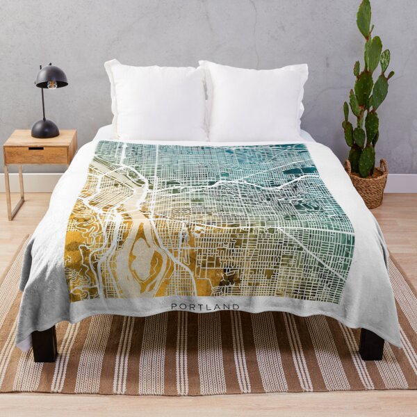 Item preview, Portland Oregon City Map designed and sold by ArtPrints.