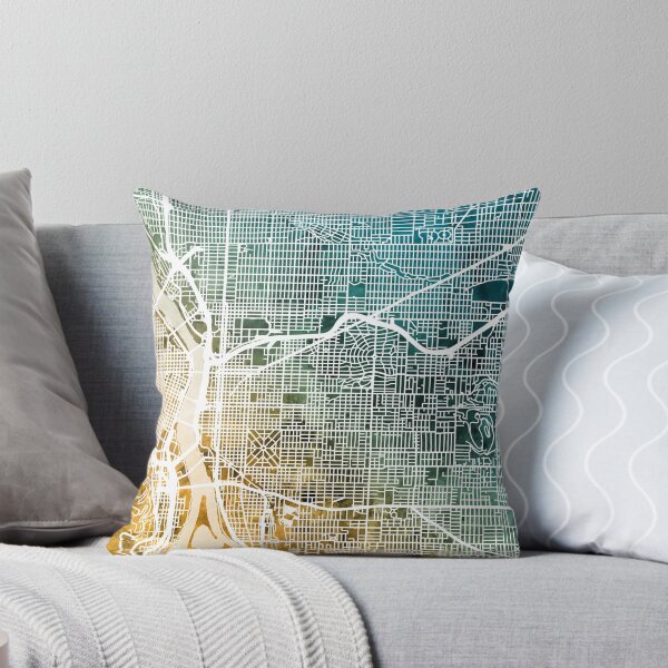 Item preview, Portland Oregon City Map designed and sold by ArtPrints.