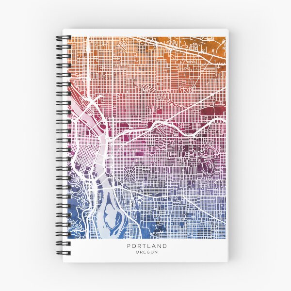 Item preview, Portland Oregon City Map designed and sold by ArtPrints.
