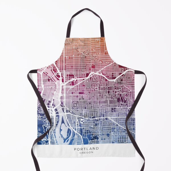 Item preview, Portland Oregon City Map designed and sold by ArtPrints.