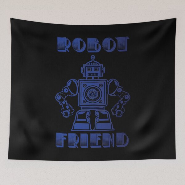 Item preview, Robot Friend - Blue designed and sold by Soulemotion.