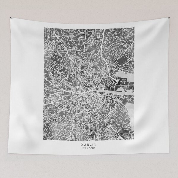 Item preview, Dublin Ireland City Map designed and sold by ArtPrints.