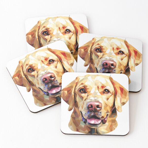 Item preview, labrador art pixel dog designed and sold by Goodpiece.