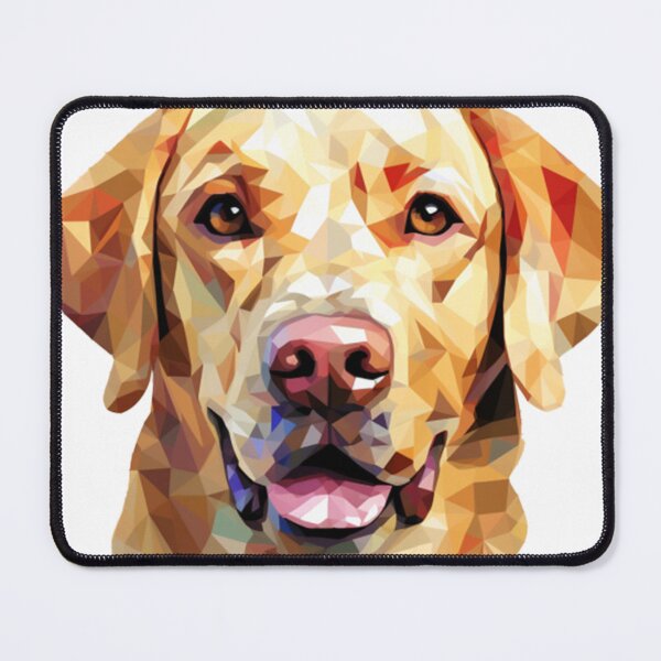 Item preview, labrador art pixel dog designed and sold by Goodpiece.