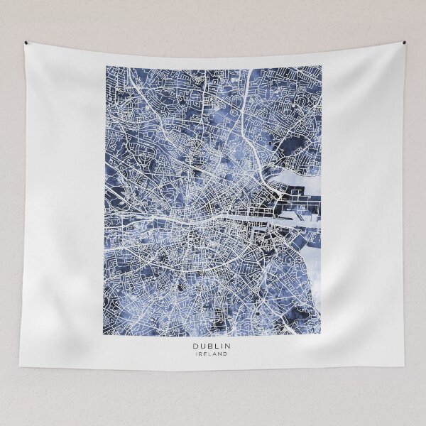 Item preview, Dublin Ireland City Map designed and sold by ArtPrints.