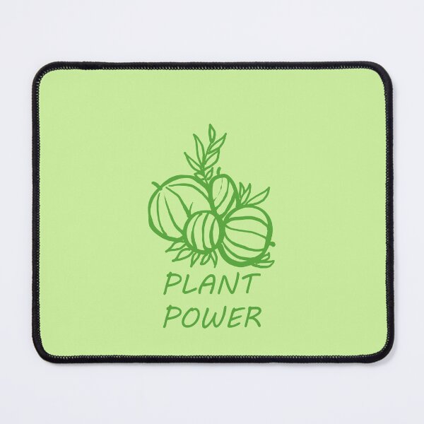 Item preview, plant power, vegetarianism, veganism, designed and sold by neurostructure.