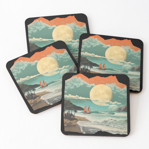 Item preview, Beach collage torn designed and sold by global-designz.
