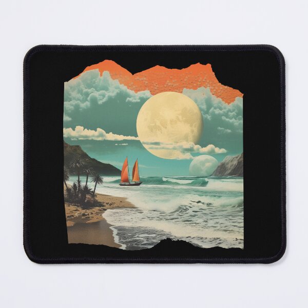 Item preview, Beach collage torn designed and sold by global-designz.
