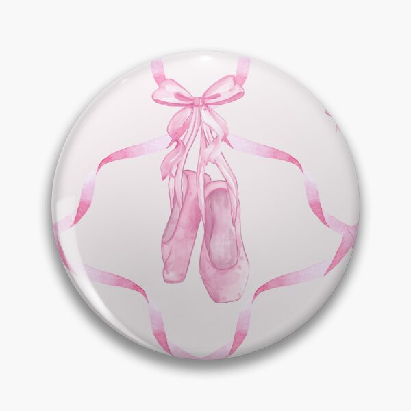 Item preview, Aesthetic Pastel Pink Ribbons, bows and Ballets shoes in watercolor. designed and sold by Alice-Mills.