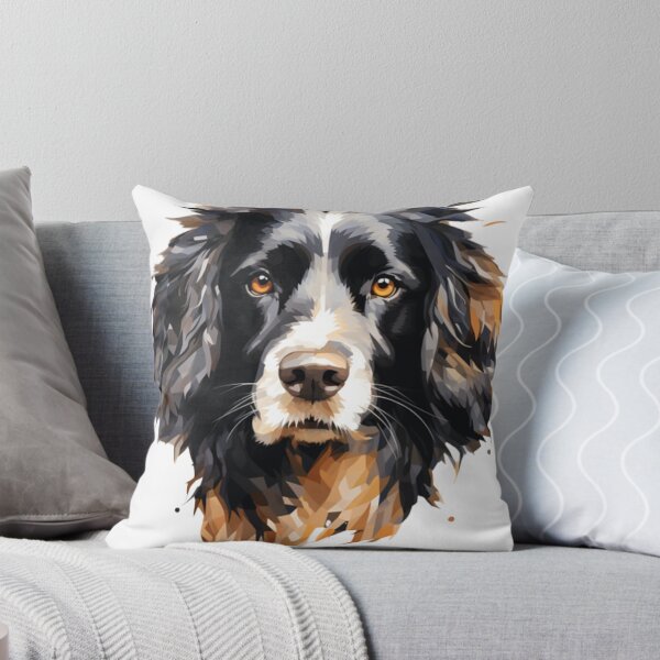 Item preview, Landseer art pixel dog designed and sold by Goodpiece.