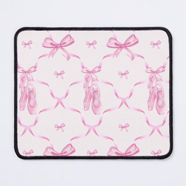 Item preview, Aesthetic Pastel Pink Ribbons, bows and Ballets shoes in watercolor. designed and sold by Alice-Mills.