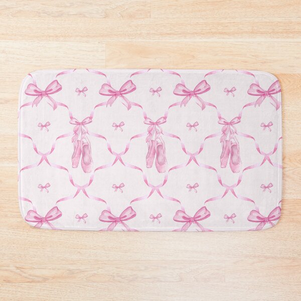 Item preview, Aesthetic Pastel Pink Ribbons, bows and Ballets shoes in watercolor. designed and sold by Alice-Mills.