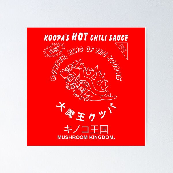 Item preview, KOOPA'S SRIRACHA  designed and sold by 8BITMISTER.