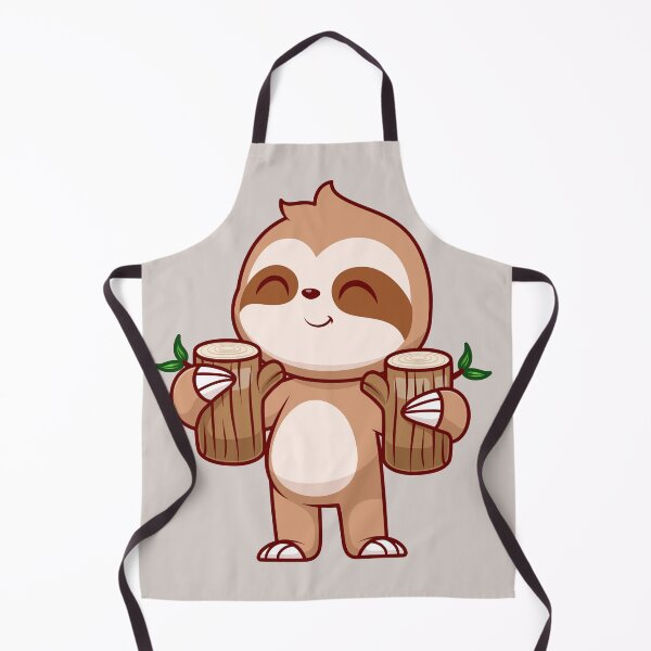 Item preview, Serene Sloth: Cute Sloth Holding Branch Wood Tree - Whimsical Illustration designed and sold by hjian8219.