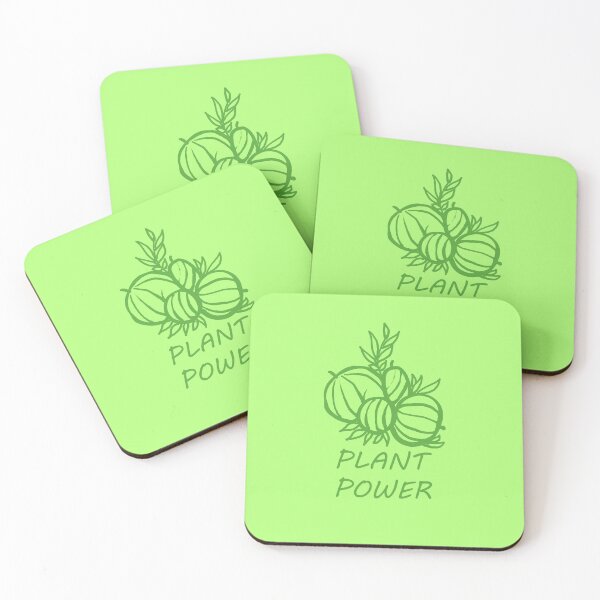 Item preview, plant power, vegetarianism, veganism, designed and sold by neurostructure.
