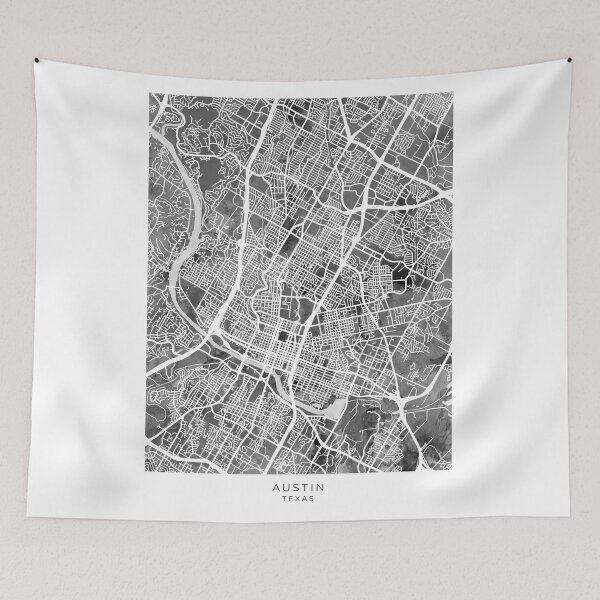 Item preview, Austin Texas City Map designed and sold by ArtPrints.