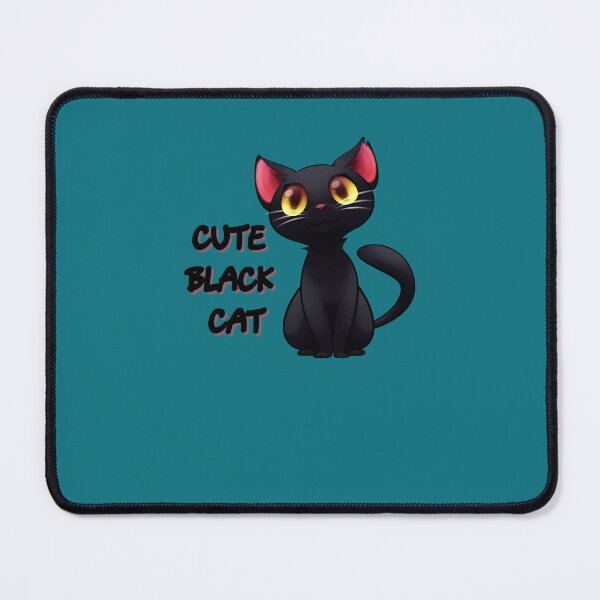 Item preview, cute black cat designed and sold by malavee.