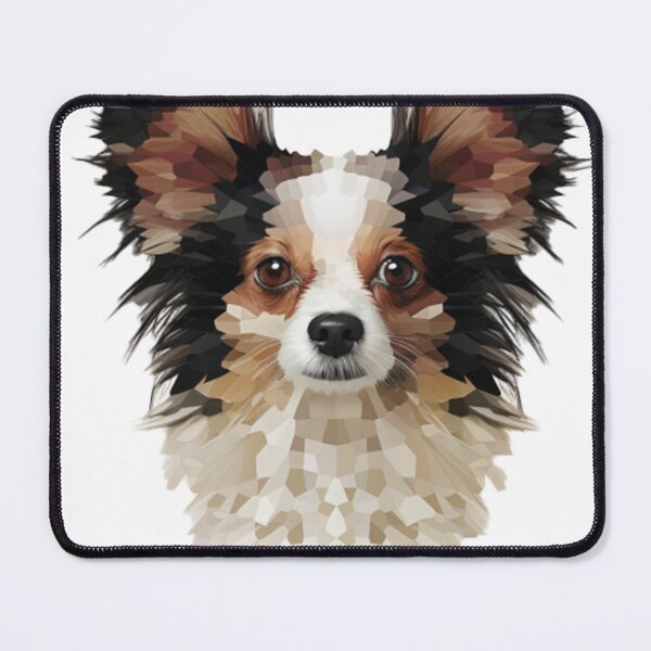 Item preview, Papillon art pixel dog designed and sold by Goodpiece.