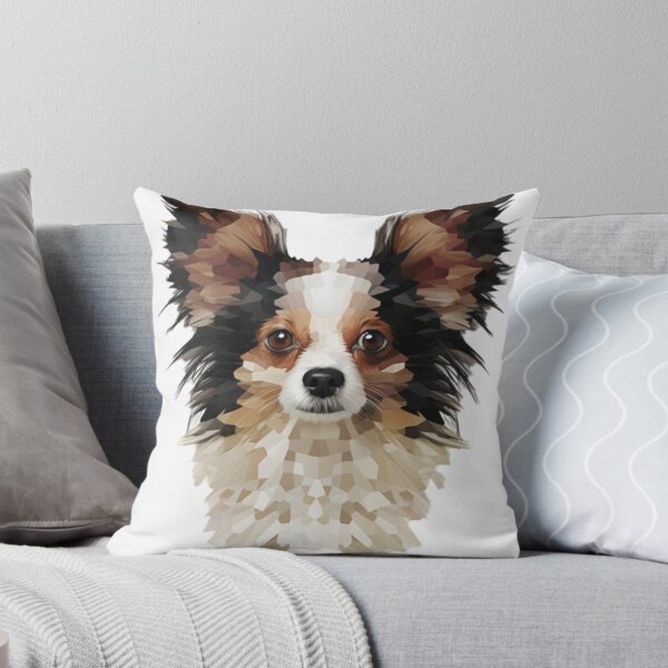 Item preview, Papillon art pixel dog designed and sold by Goodpiece.