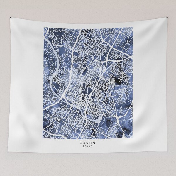 Item preview, Austin Texas City Map designed and sold by ArtPrints.