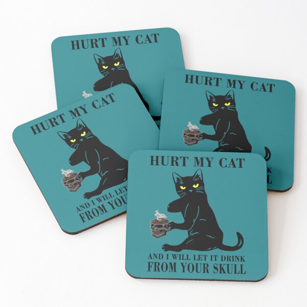 Item preview, Hurt My Cat And I Will Let It Drink From Your Skull designed and sold by malavee.