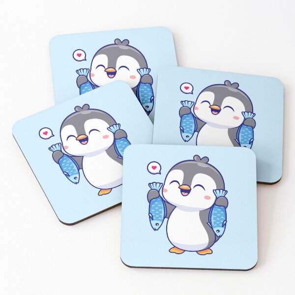 Item preview, Penguin's Catch of the Day: Cute Penguin Holding Fish - Cartoon Vector Illustration designed and sold by hjian8219.