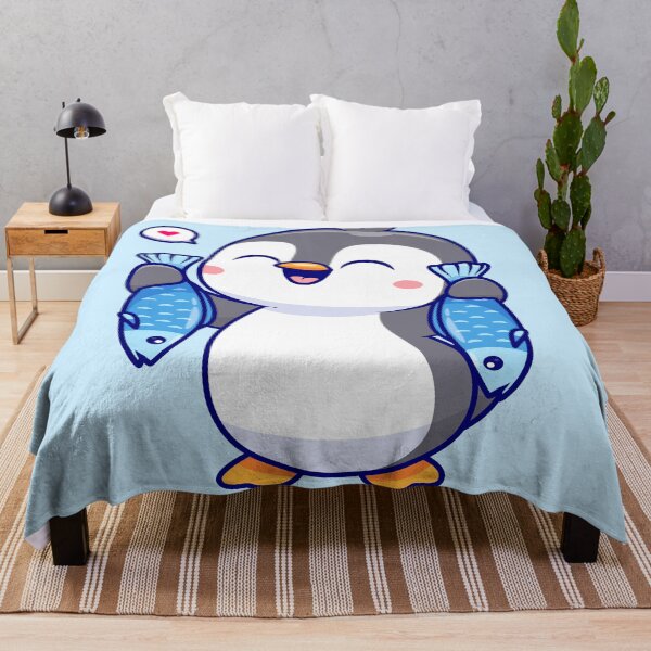 Item preview, Penguin's Catch of the Day: Cute Penguin Holding Fish - Cartoon Vector Illustration designed and sold by hjian8219.