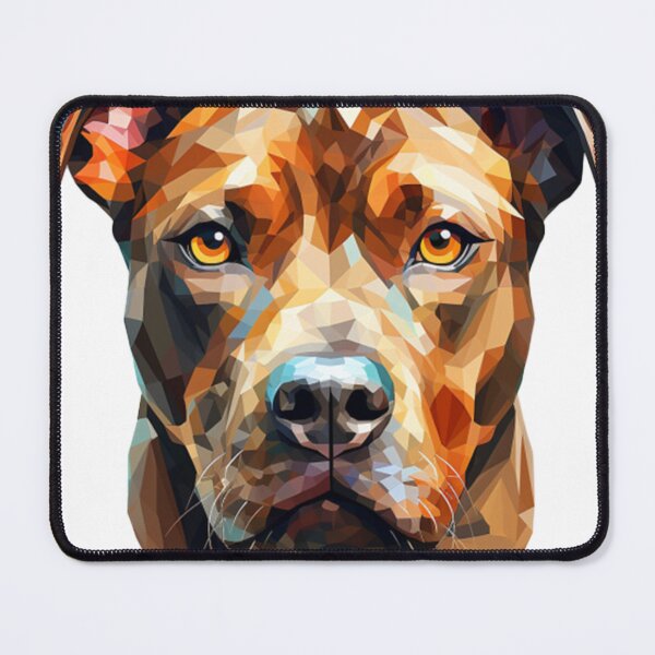 Item preview, pitbull_terrier art pixel dog designed and sold by Goodpiece.