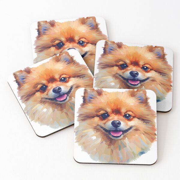 Item preview, Pomeranian art pixel dog designed and sold by Goodpiece.