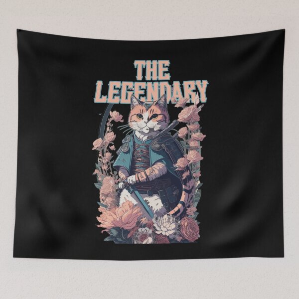 Item preview, The Legendary Cat Samurai designed and sold by Migiteart.