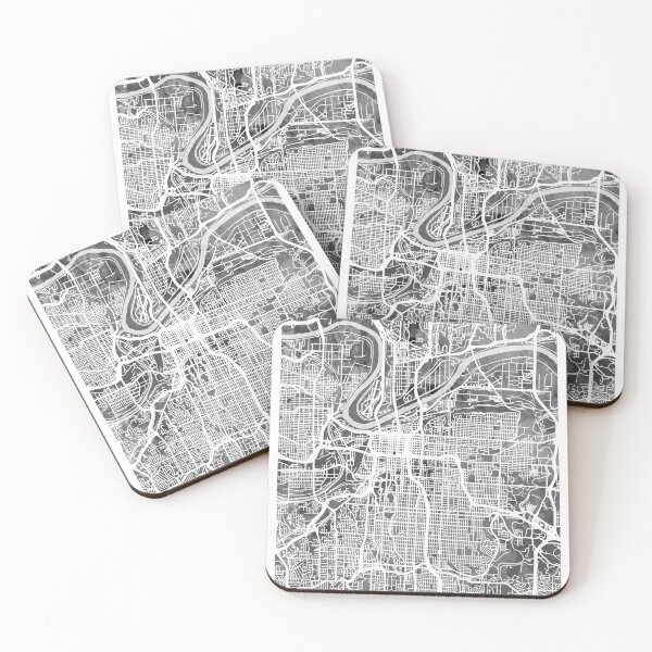 Item preview, Kansas City Missouri City Map designed and sold by ArtPrints.