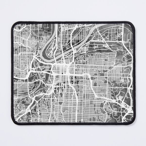 Item preview, Kansas City Missouri City Map designed and sold by ArtPrints.
