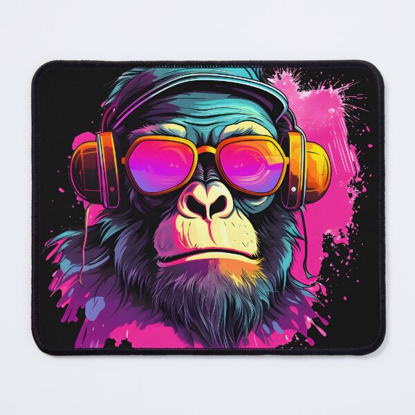 Item preview, Monkey,80s,Retro,Nostalgia,Vintage,Groovy,Neon,Pop designed and sold by Dazeville Studio1541 .
