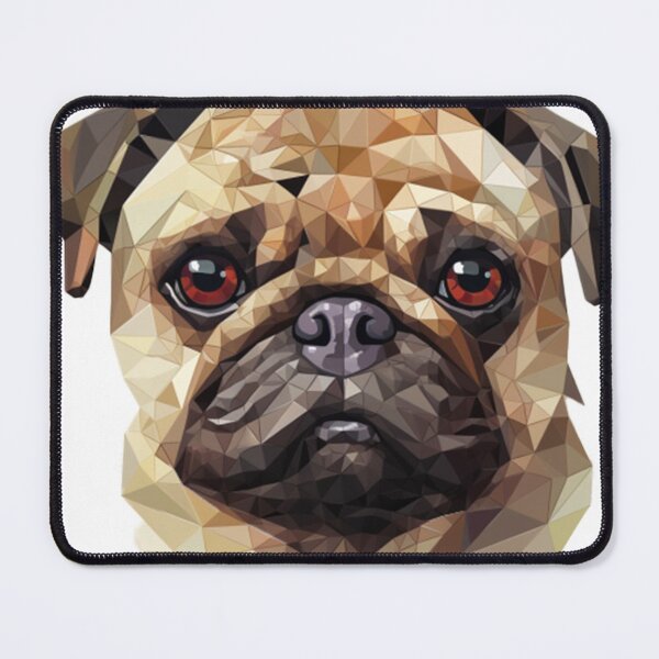 Item preview, pug art pixel dog designed and sold by Goodpiece.