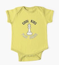 Cool Kids Play Chess Queen Piece - Cool Chess Club Gift One Piece - Short Sleeve