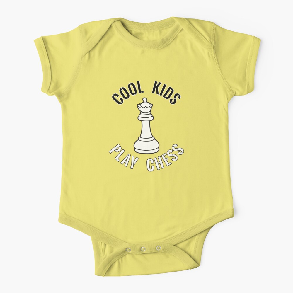 Cool Kids Play Chess Queen Piece - Cool Chess Club Gift Baby One-Piece