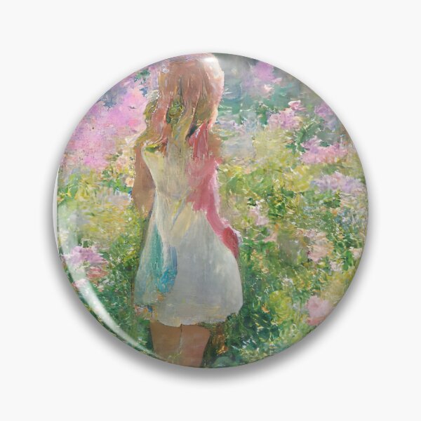 Item preview, Girl with flowers painting art BY CALLISC designed and sold by Calliope Cr ⭐⭐⭐⭐⭐.