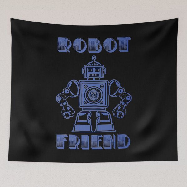 Item preview, Robot Friend - Royal Blue designed and sold by Soulemotion.