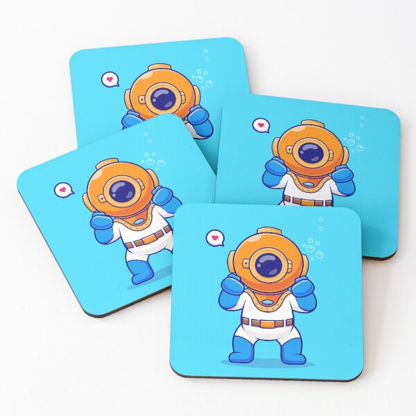 Item preview, Deep-Sea Excitement: Cute Diver - Cartoon Vector Illustration designed and sold by hjian8219.