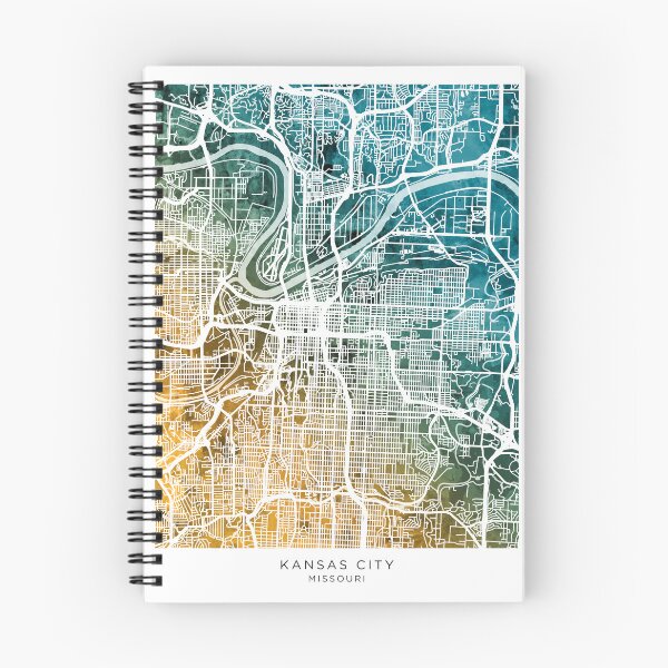 Item preview, Kansas City Missouri City Map designed and sold by ArtPrints.