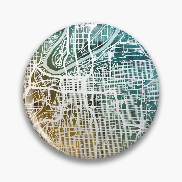 Item preview, Kansas City Missouri City Map designed and sold by ArtPrints.