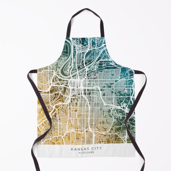 Item preview, Kansas City Missouri City Map designed and sold by ArtPrints.