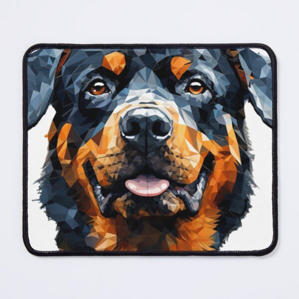 Item preview, Rottweiler art pixel dog designed and sold by Goodpiece.