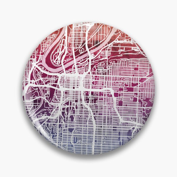 Item preview, Kansas City Missouri City Map designed and sold by ArtPrints.